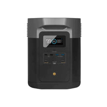 Load image into Gallery viewer, EcoFlow DELTA Max 2000 Power Station with display panel and ports, portable solar generator.
