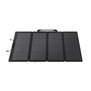 EcoFlow DELTA Max 2000 Power Station with 220W Solar Panel, portable energy solution.