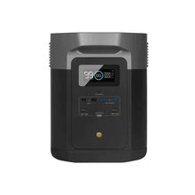 Load image into Gallery viewer, EcoFlow DELTA Max 2000 Power Station with dual charging ports and display.
