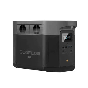 EcoFlow DELTA Max 2000 Power Station with 220W Solar Panels for home backup and rapid charging.