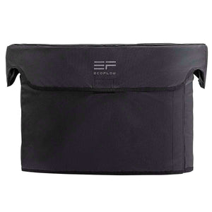 EcoFlow DELTA Max Extra Battery Bag, waterproof, black; protects against weathering and damage.