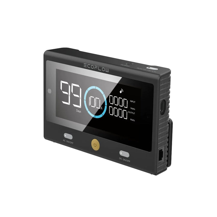Control remoto EcoFlow DELTA Pro para monitorizar centrales eléctricas con Bluetooth