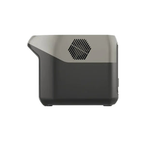 EcoFlow RIVER 2 Max Portable Power Station side view, lightweight and reliable design.