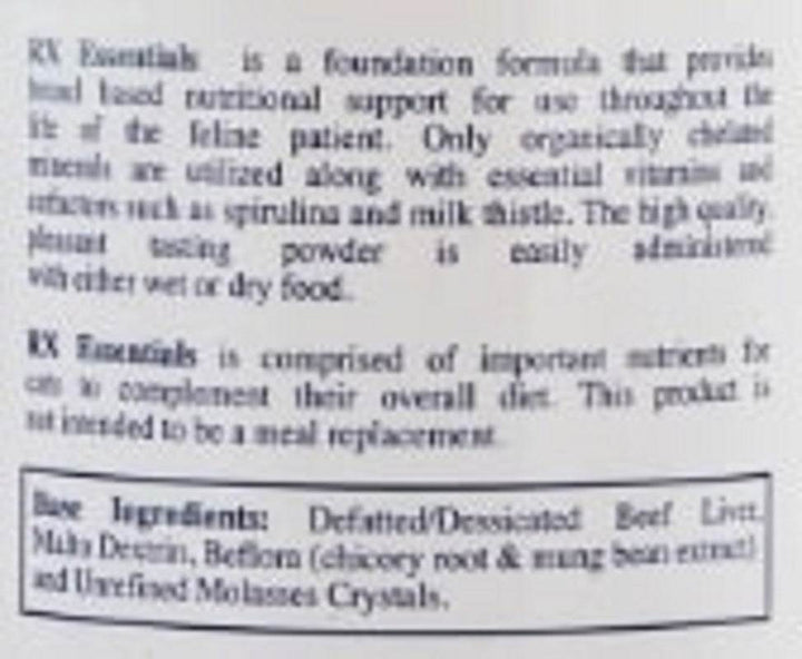 RX Vitamins For Pets Rx Essentials For Cats Natural Ingredients Nutrition 4 oz