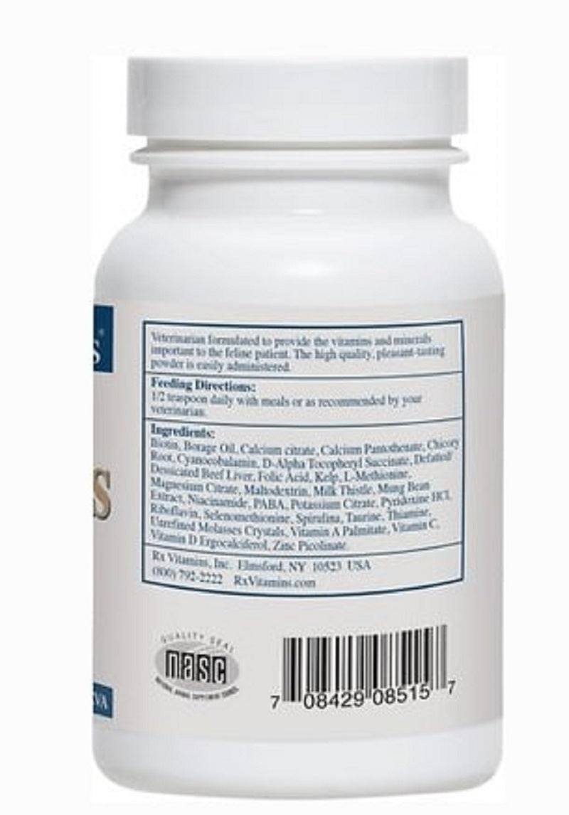 RX Vitamins For Pets Rx Essentials For Cats Natural Ingredients Nutrition 4 oz