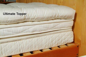 Holy Lamb Organics Quilted Mattress Topper Natural Ultimate New Twin