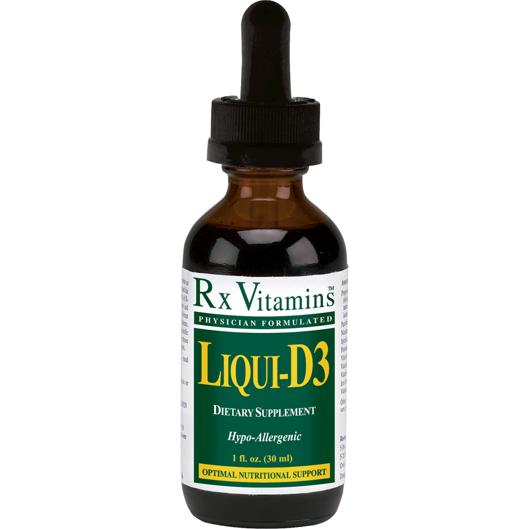 Rx Vitamins Liqui D3 1 Oz High Absorption Vitamin D Supplement