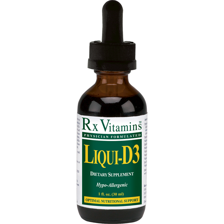 Rx Vitamins Liqui D3 1 Oz High Absorption Vitamin D Supplement