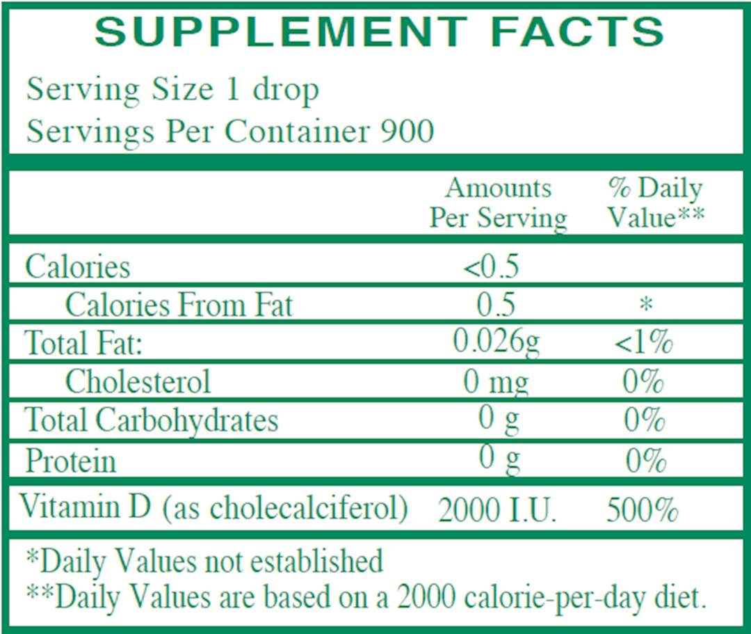 Rx Vitamins Liqui D3 1 Oz High Absorption Vitamin D Supplement