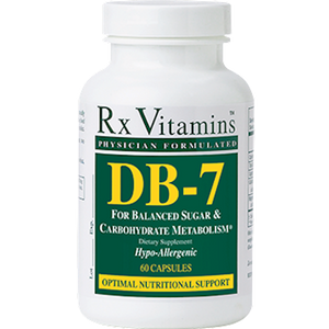 Rx Vitamins DB-7 60 Caps For Balance Sugar & Carbohydrate Metabolism 1400