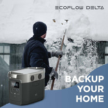 Load image into Gallery viewer, EcoFlow DELTA 1300 Portable Power Station for home backup during winter.
