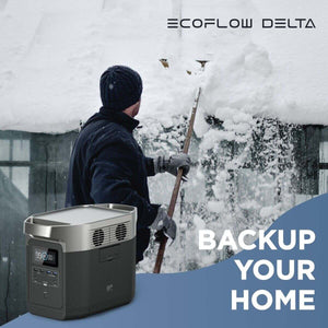 EcoFlow DELTA 1300 Portable Power Station for home backup during winter.