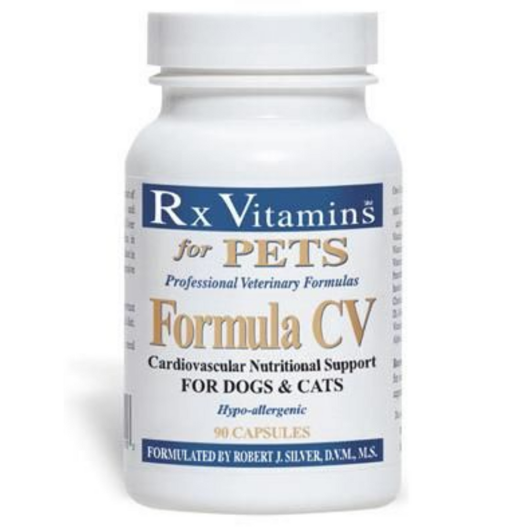 Rx Vitamins For Pets Formula CV For Cardiovascular System 90 Caps FOR45