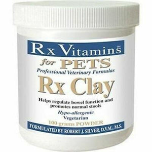 Pets Rx Clay Intestine Support Powder for Anti Gas and Diarrhea, 3 Pack.