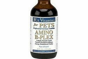 Rx Vitamins for Pets Amino B-Plex Vitamin Complex, 2-pack, enhances energy and vitality with amino acids.