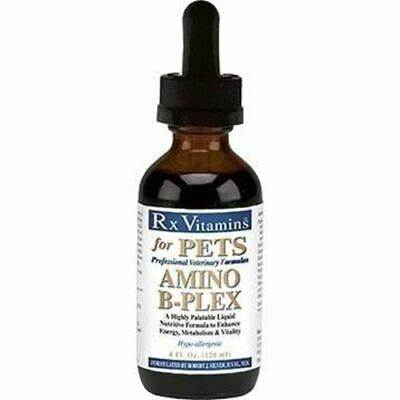 Rx Vitamins For Pets Amino B-Plex Vitamins For Dogs and Cats 4 Ounces