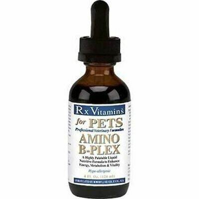 Rx Vitamins For Pets Amino B-Plex Vitamins Dogs and Cats 4 Ounces