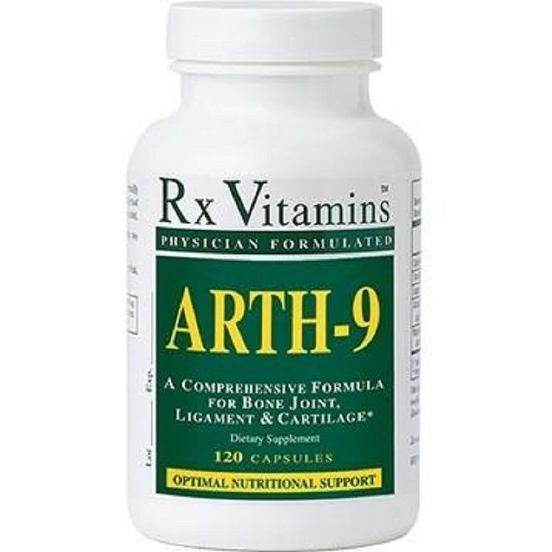 Vitaminas Rx Arth 9 Salud Articular 120 Cápsulas Sulfato de Glucosamina