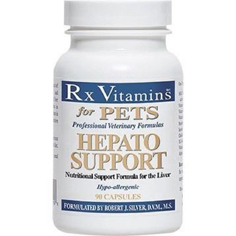 Vitaminas Rx para Mascotas - Apoyo Hepático (90 Cápsulas) - Suplemento para la Salud Hepática - Perros y Gatos