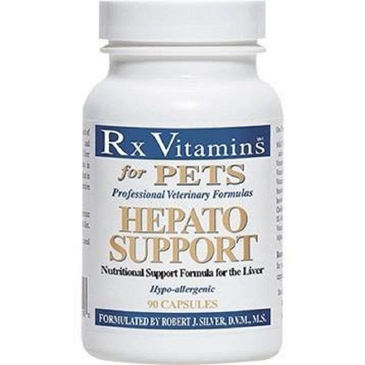 Vitaminas Rx para Mascotas - Apoyo Hepático (90 Cápsulas) - Suplemento para la Salud Hepática - Perros y Gatos