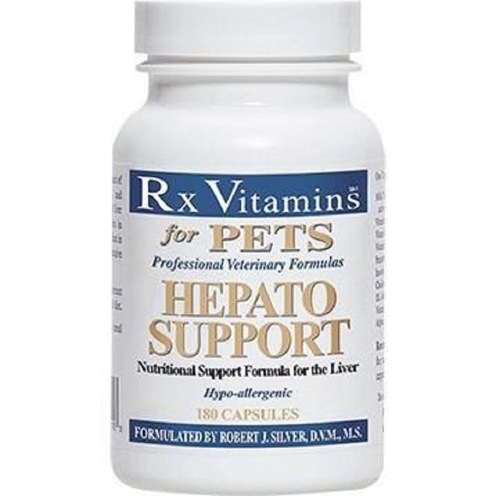 Rx Vitamins For Pets Hepato Support 180 Caps Liver Function for Dogs and Cats