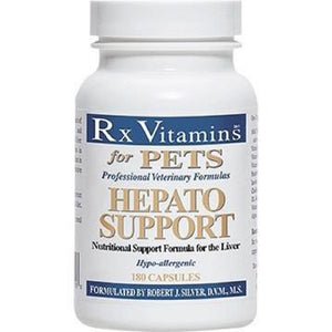 Rx Vitamins For Pets Hepato Support 180 Caps Liver Function for Dogs and Cats