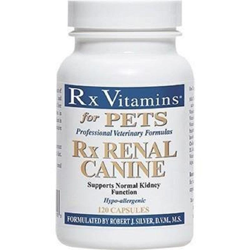 Rx Vitamins For Pets Rx Renal Canine Helps Kidney 120 Capsules for Dogs