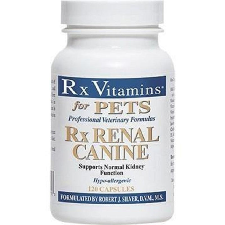 Rx Vitamins For Pets Rx Renal Canine Helps Kidney 120 Capsules for Dogs