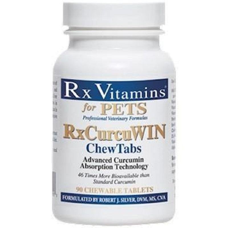 Rx Vitamins For Pets Rx CurcuWIN 90 Chewable Tablets For Cats and Dogs
